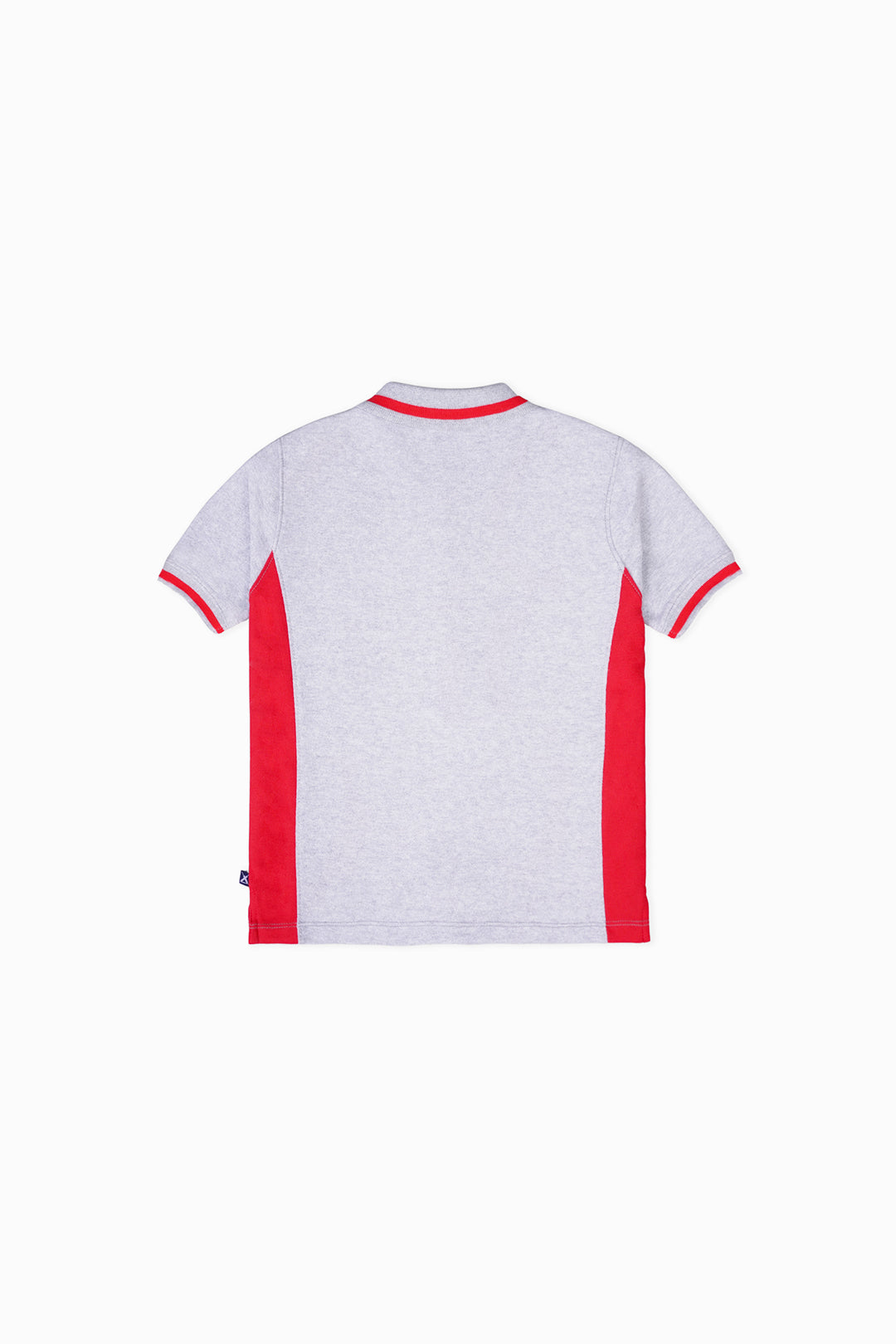 Grey Pique Polo For Boys