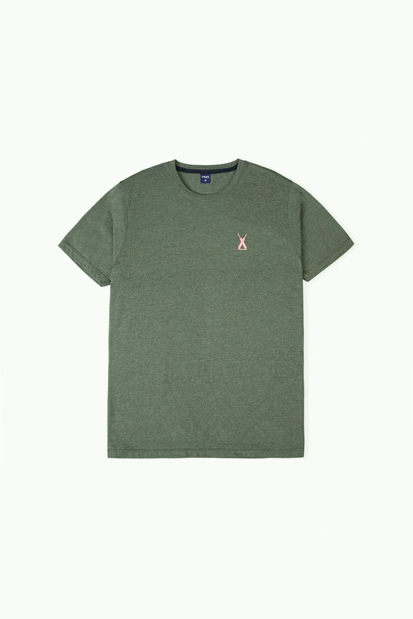 Olive Green Men's Basic T-Shirt