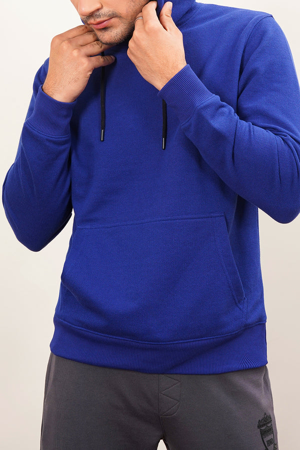 Blue Fleece Hoodie