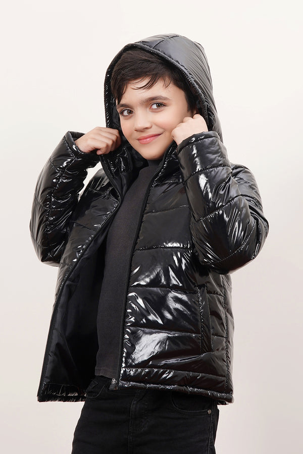 Glossy Puffer Jacket