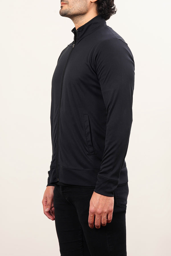 Men'S Premium Mock Neck Zipper