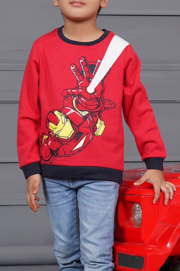 Iron Man Sweat Shirt For Boys