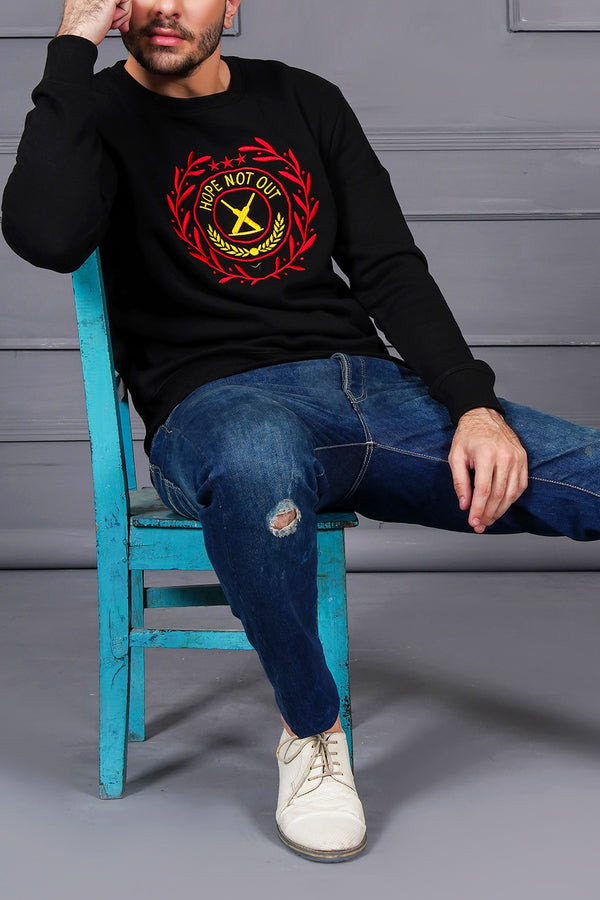 Black Emblem Sweatshirt