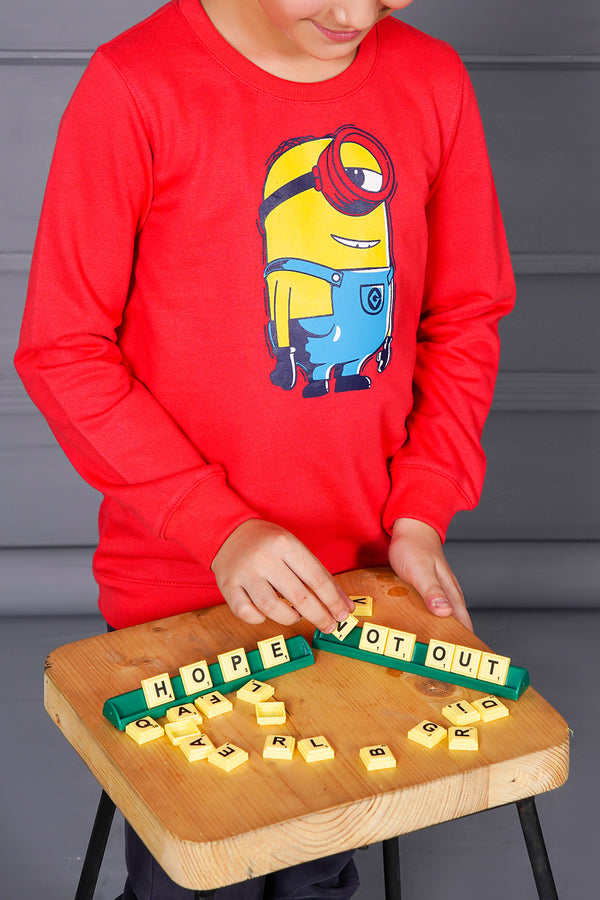 Boys Minion Sweat Shirt