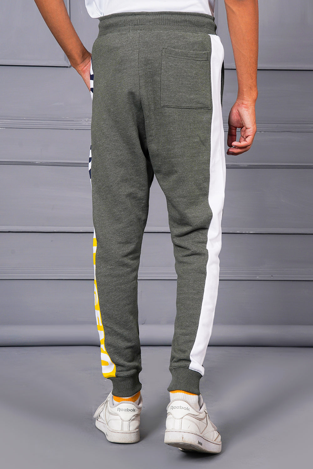 Men Cut & Sew Graphic Trouser