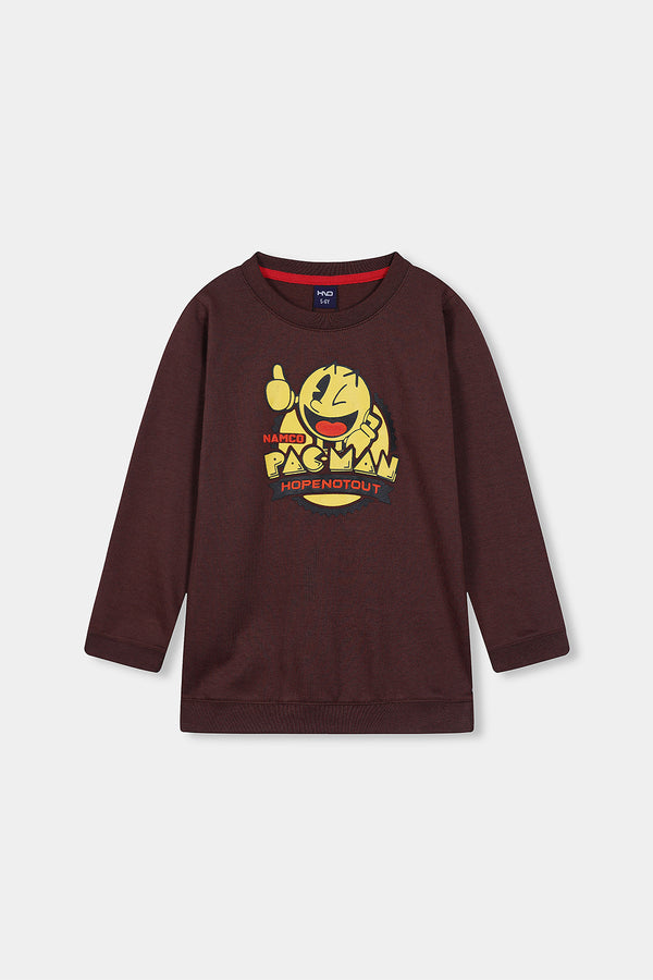 Dark Brown Graphic Sweatshirt