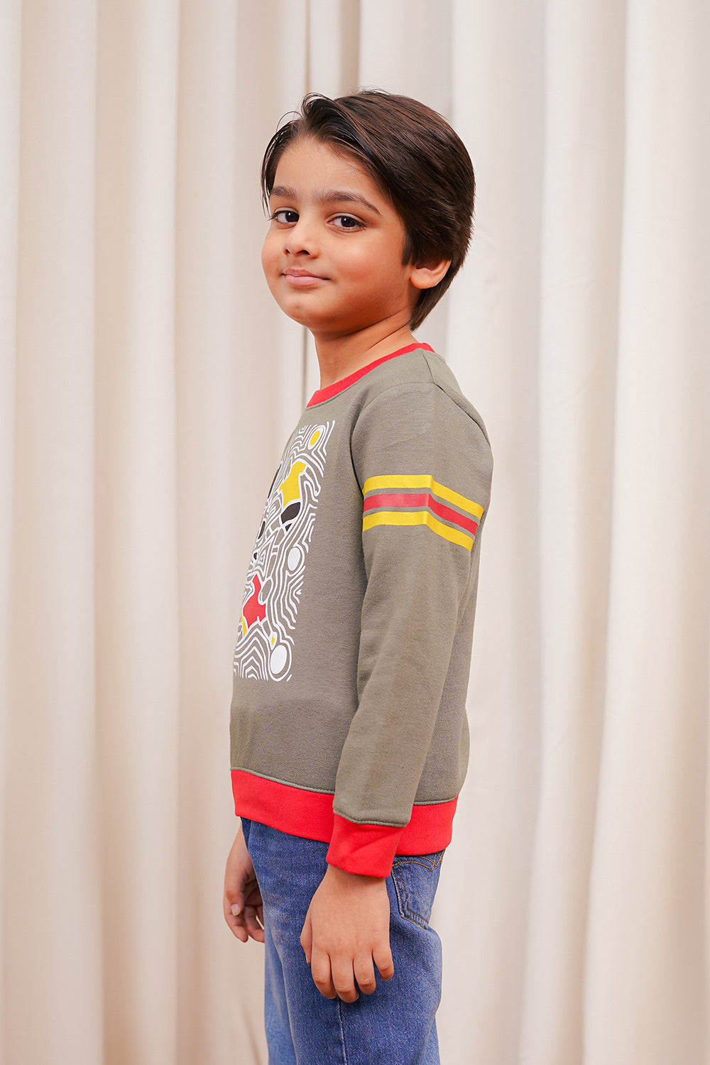 Boy'S Abstract Sweat Shirt