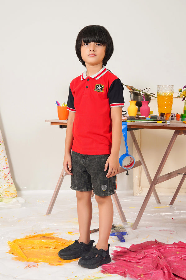 Boy's Lets Play Polo Shirt