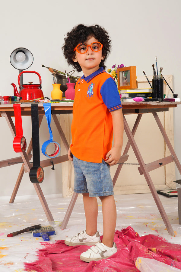 Boy's Space Polo Shirt