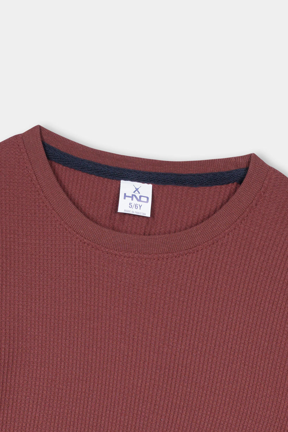 Burgundy Sweater Knit Sweatshirt