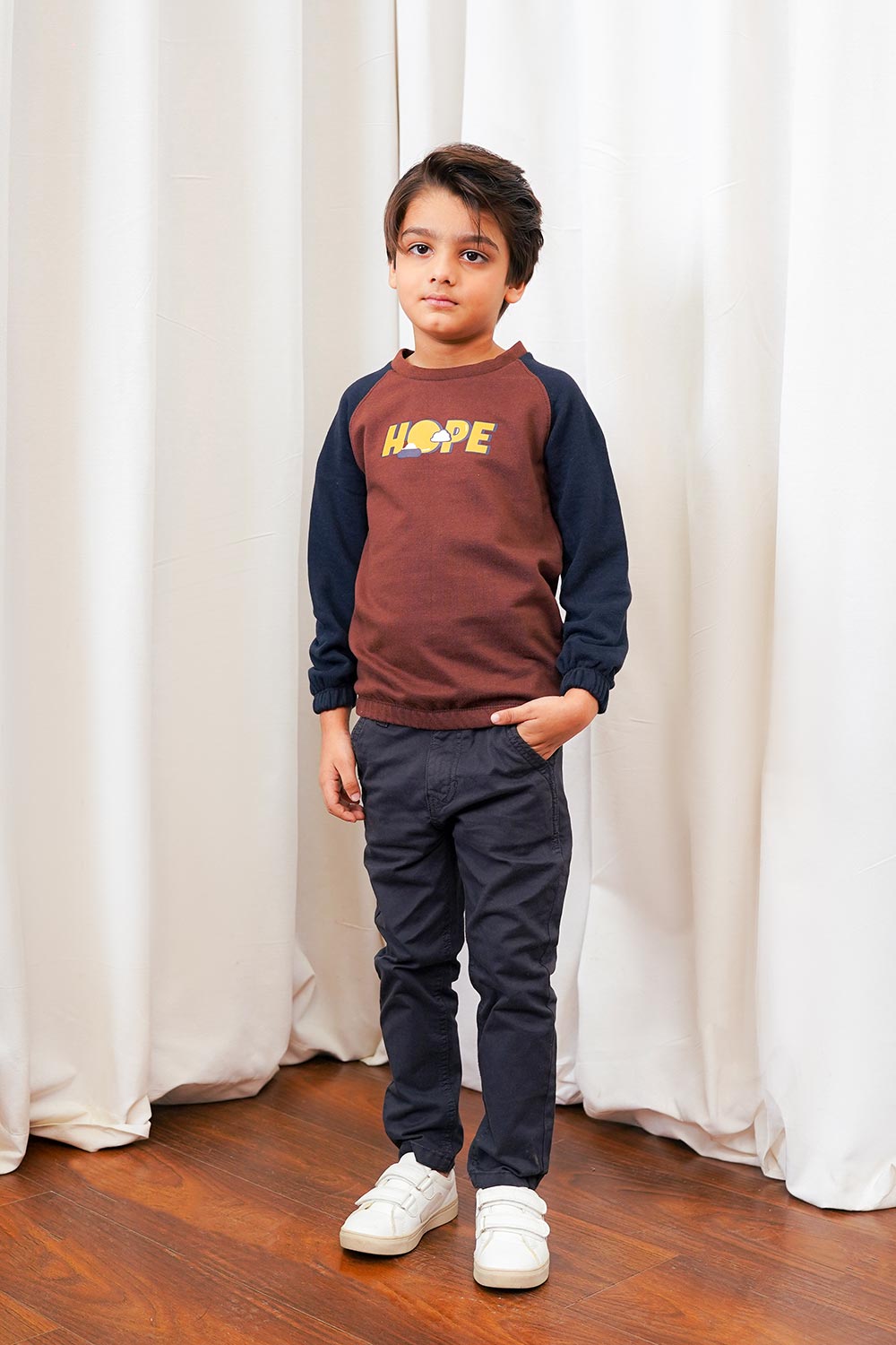 Elasticated Sweat Shirt For Boys