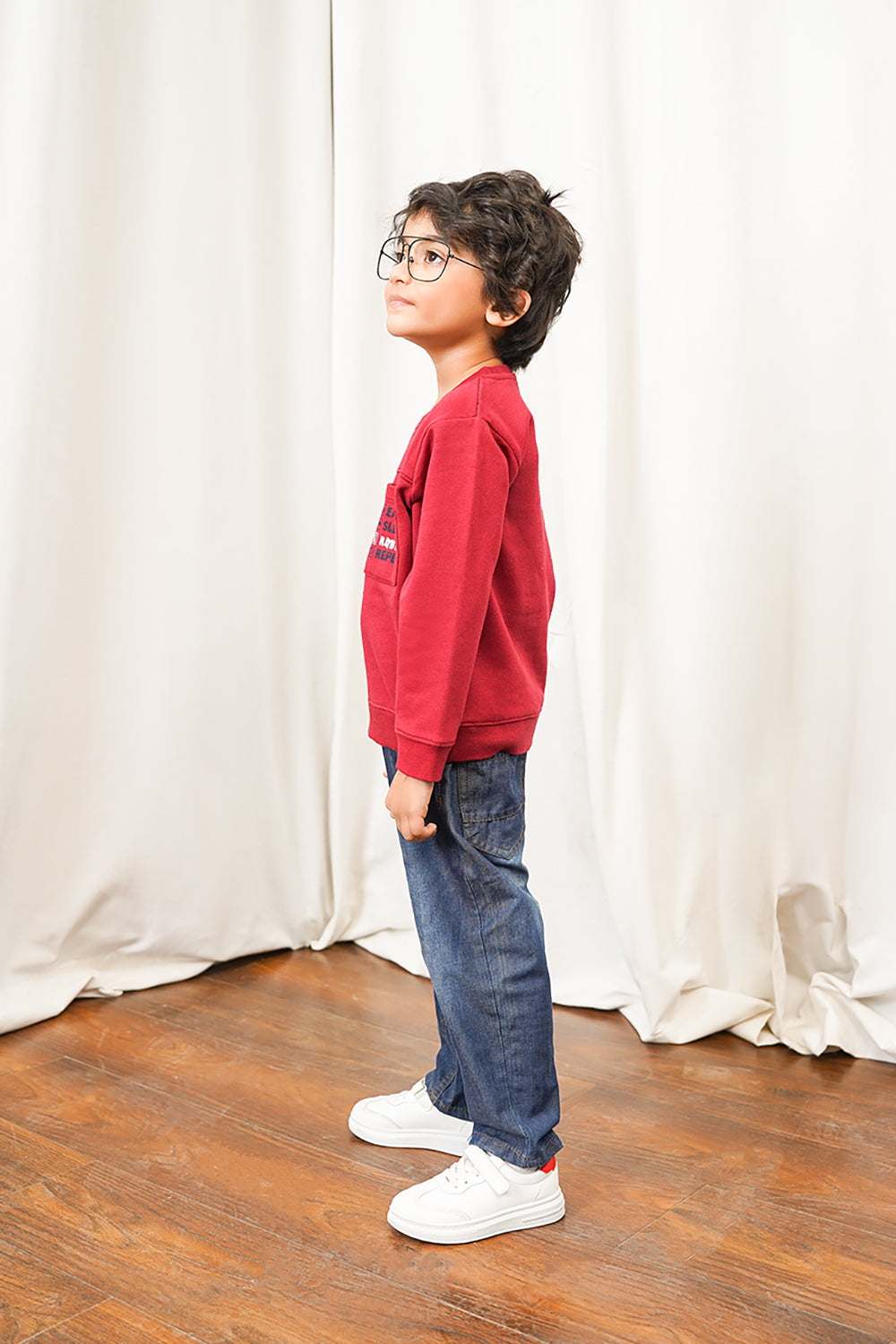 Boys Sweat Shirt With Front Pocket