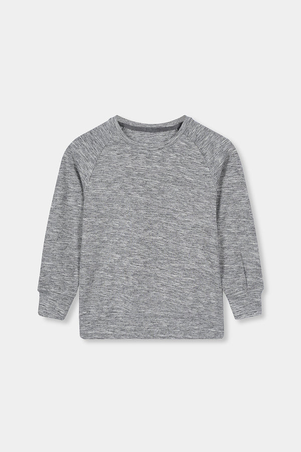 Grey Raglan Sweatshirt