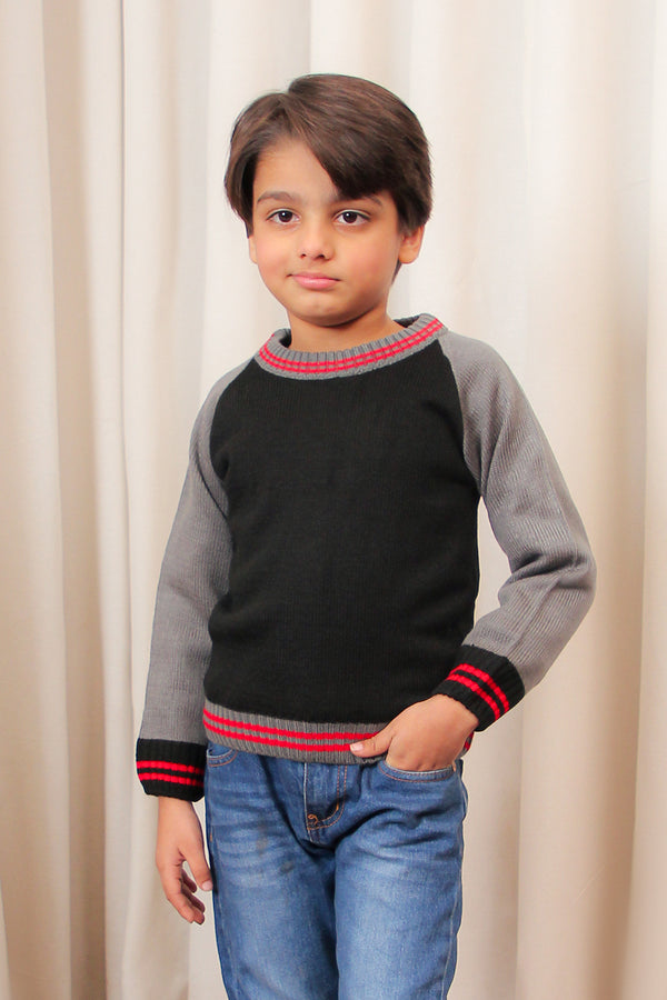 Black Raglan Sweater