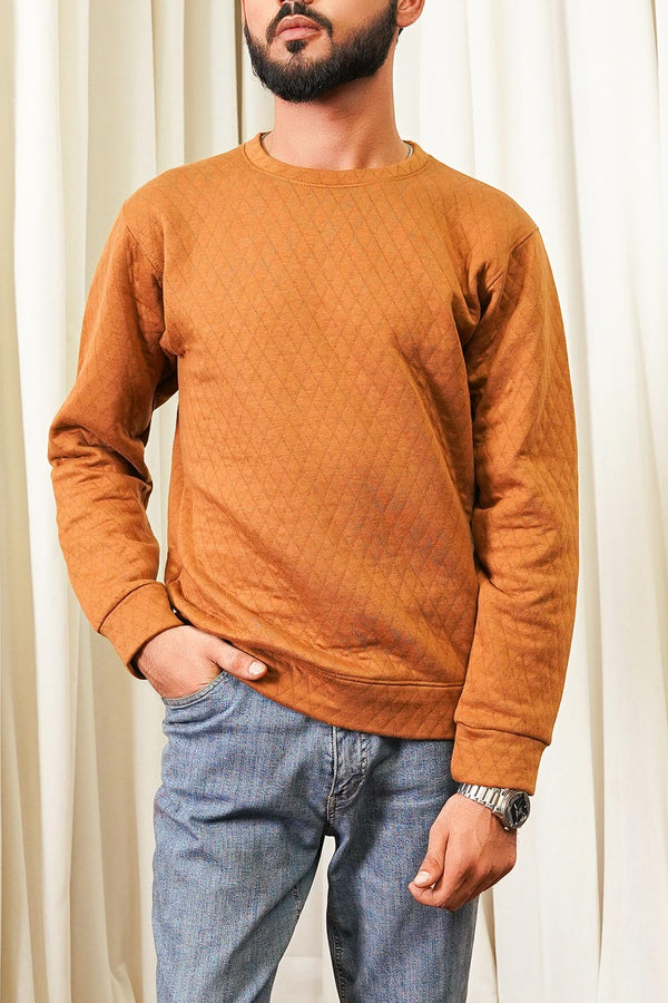 Needle Knit Sweat Shirt For Men