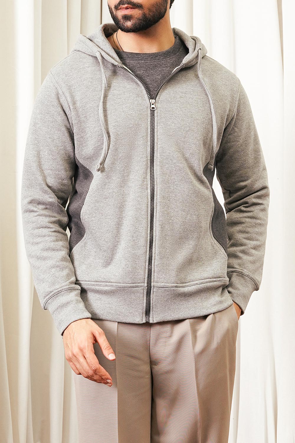 Mens Zipper Hoodie