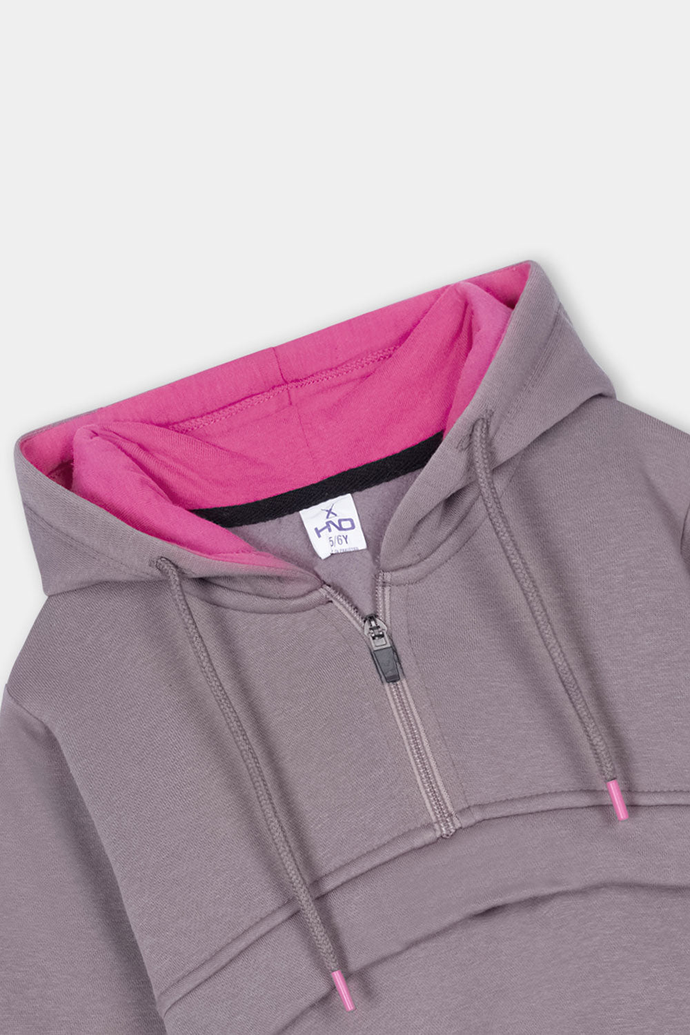 Quarter Zipper Girls Hoodie