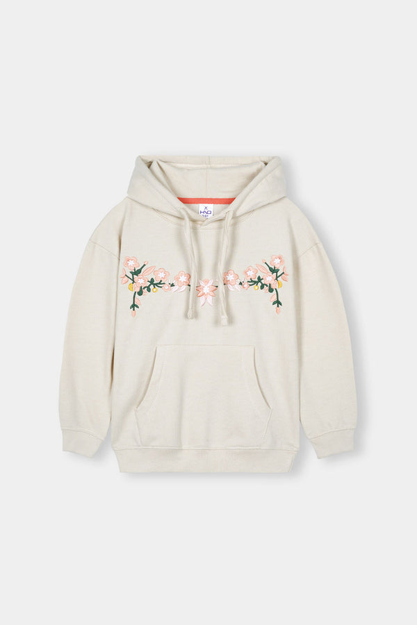 Embroidery Pullover Hoodie