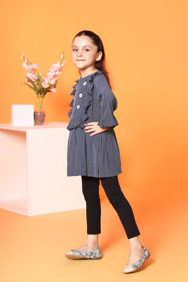 Frilled Tunic Top For Girls