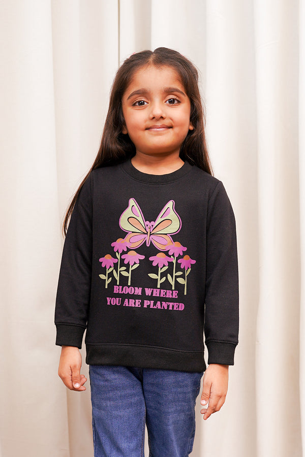 Girl's Bloom Sweat Shirt