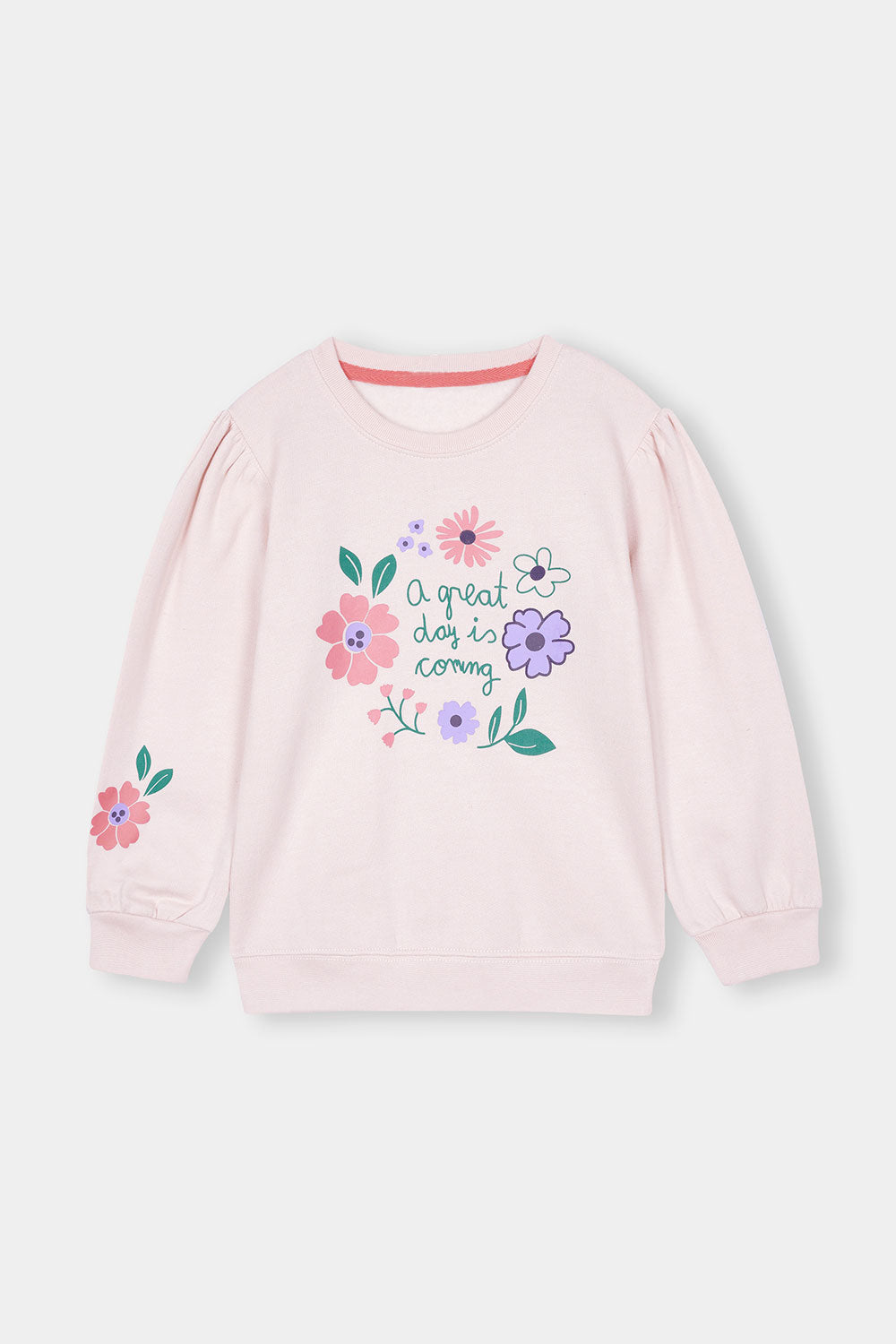 Floral Printed Sweat Shirt