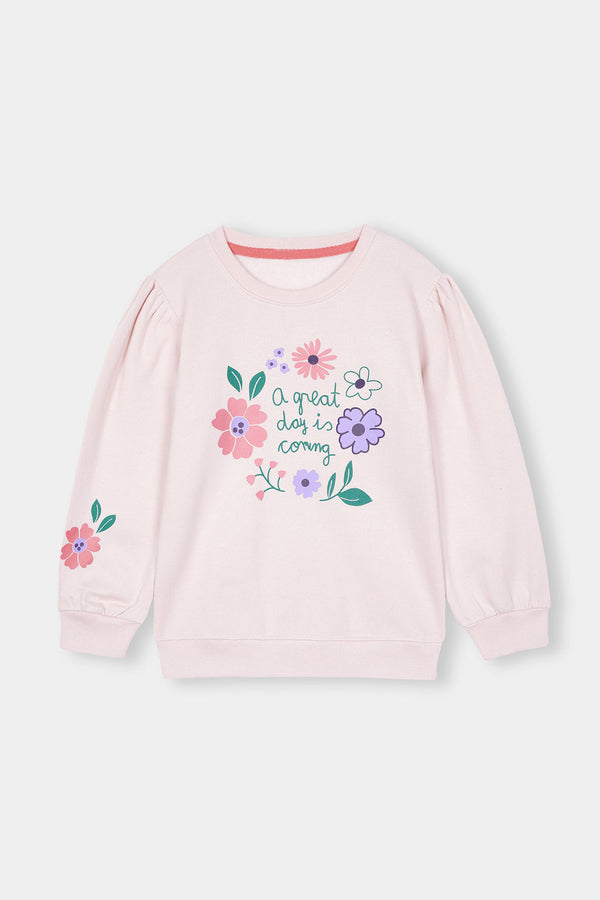 Floral Printed Sweat Shirt