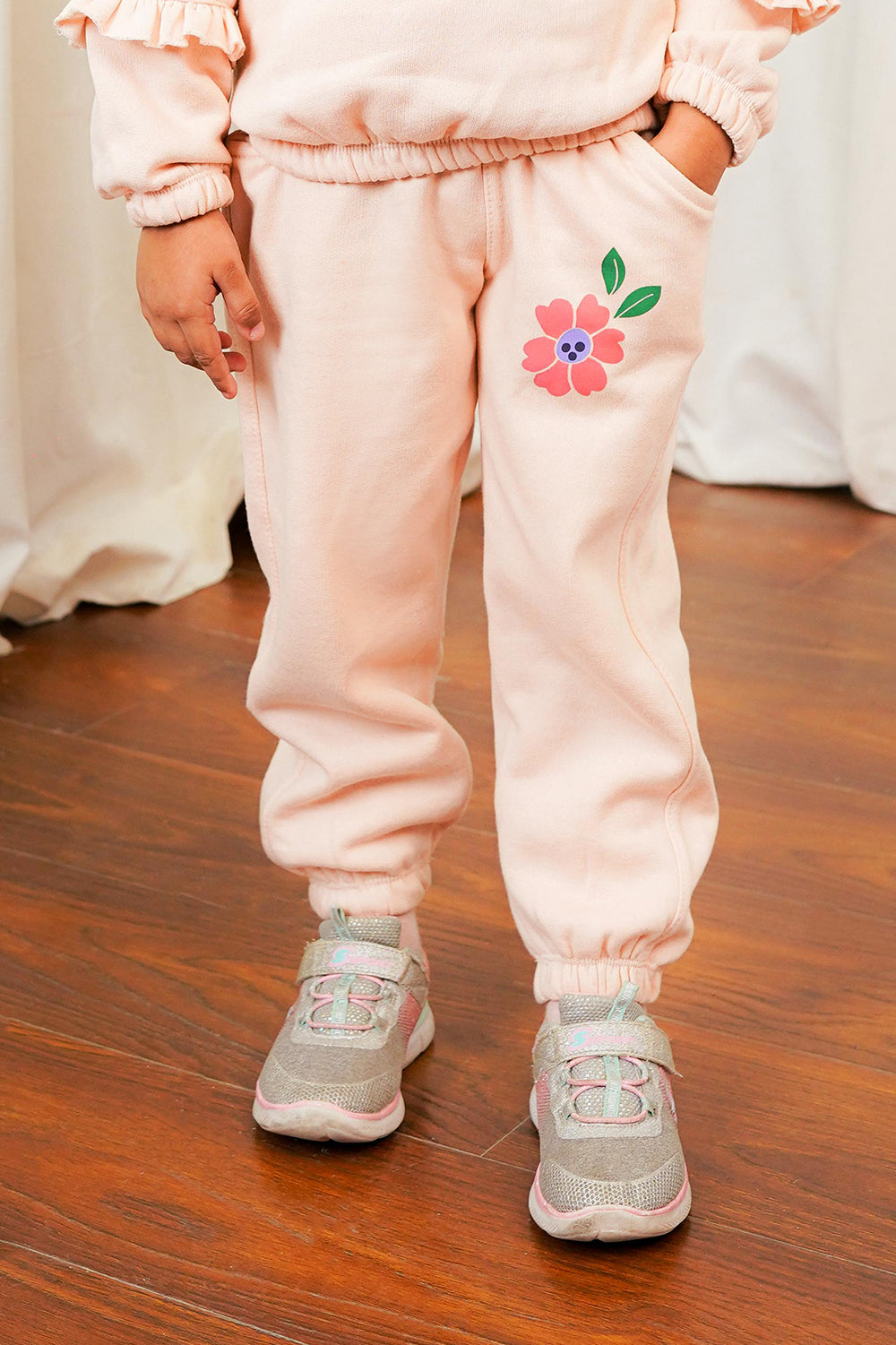 Floral Printed Sweat Pants