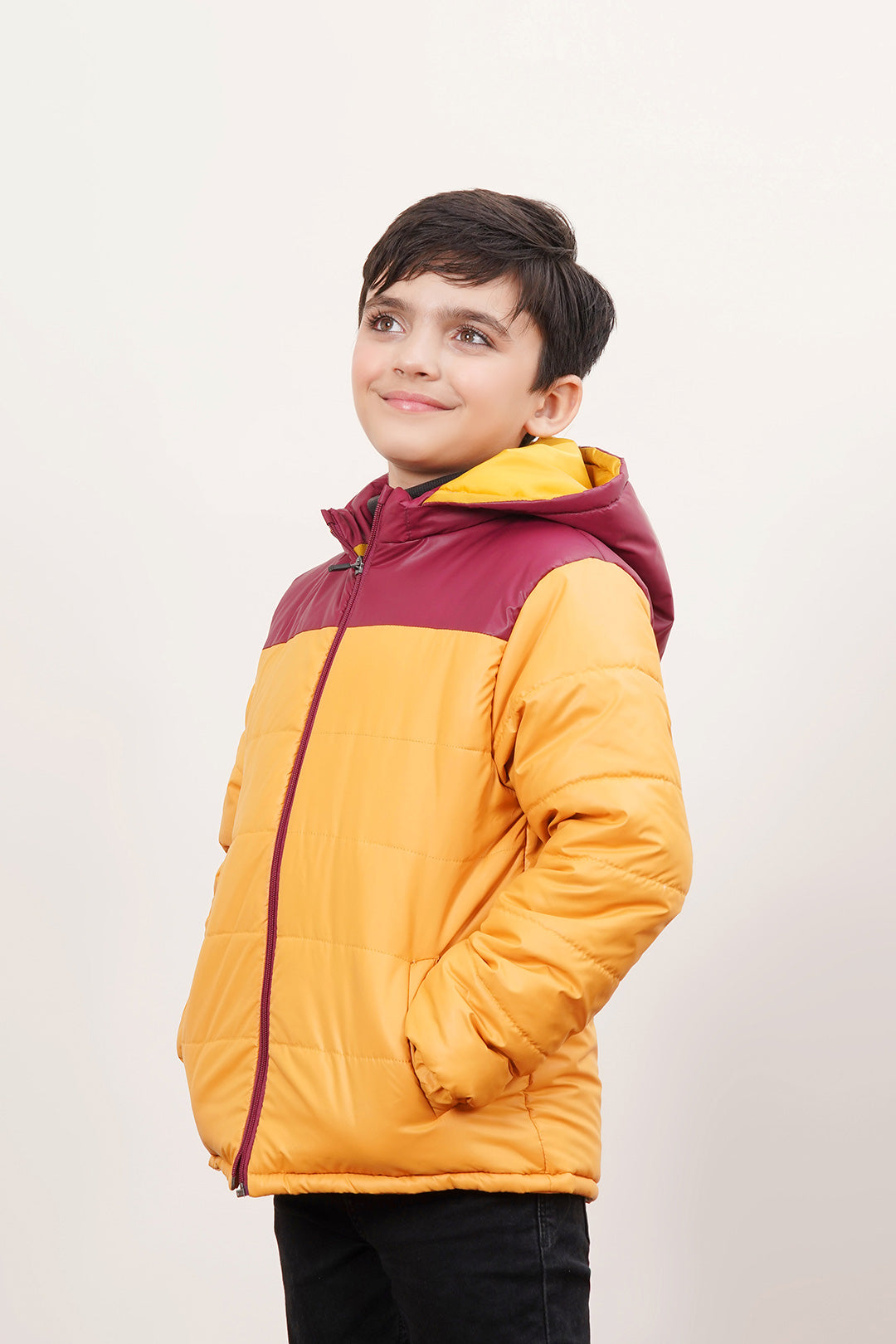 Puffer Jacket Detachable Hood