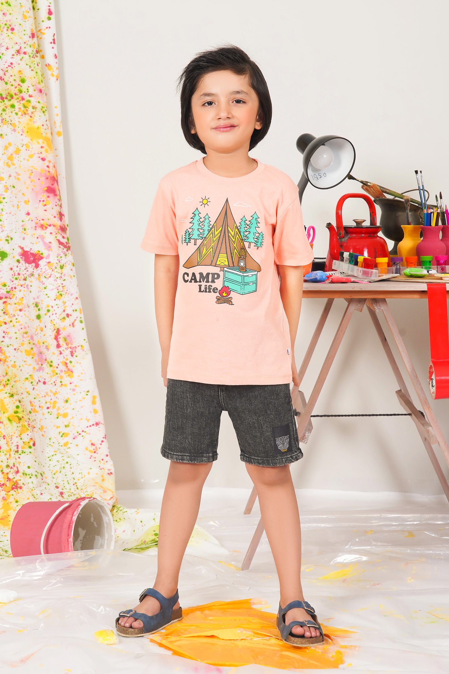 Camp Graphic T-Shirt For Boys