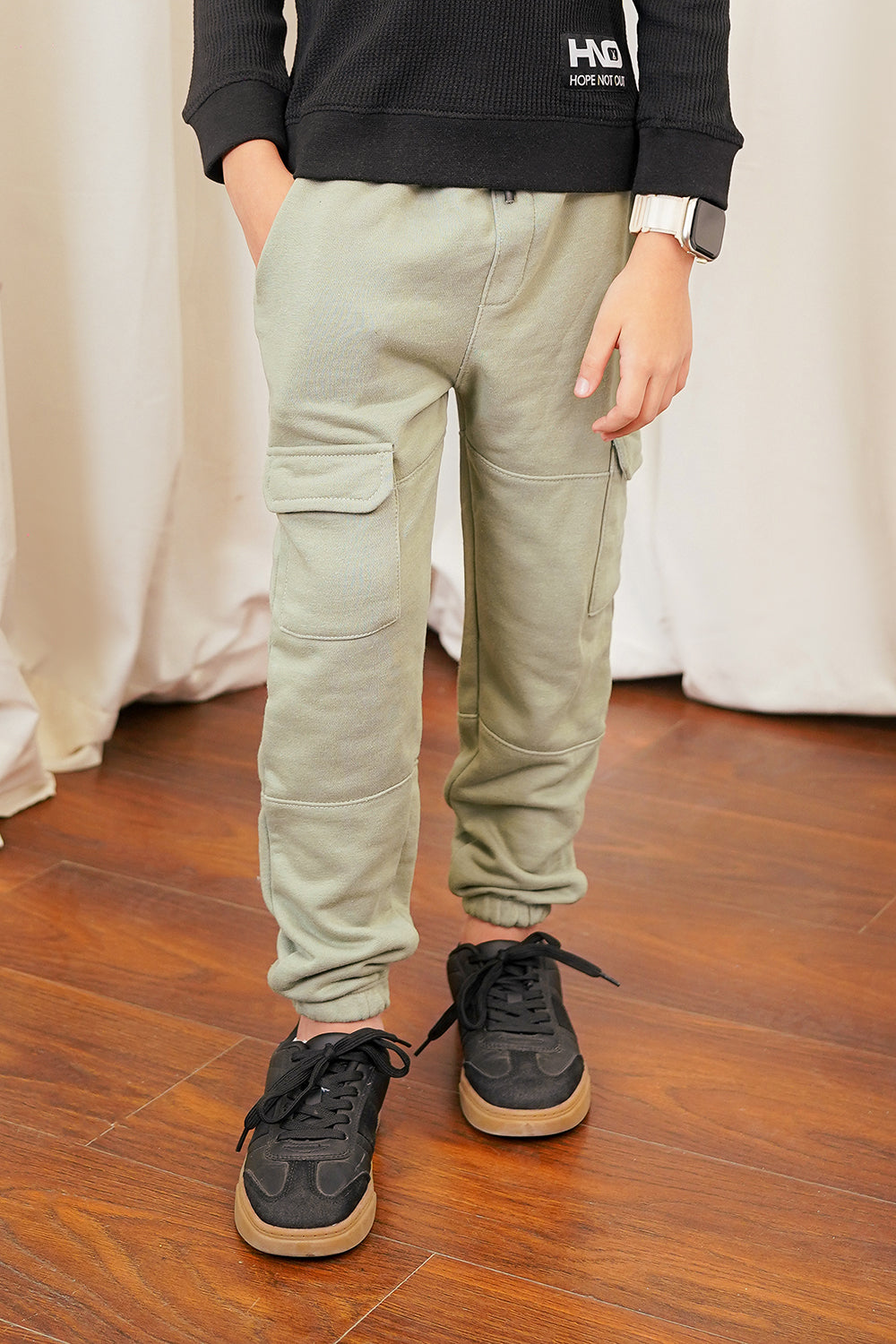 Cargo Sweat Pants For Boys