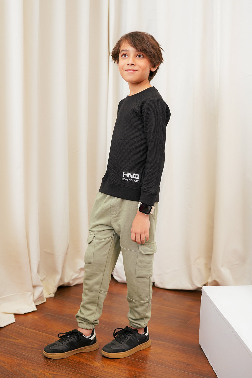 Cargo Sweat Pants For Boys