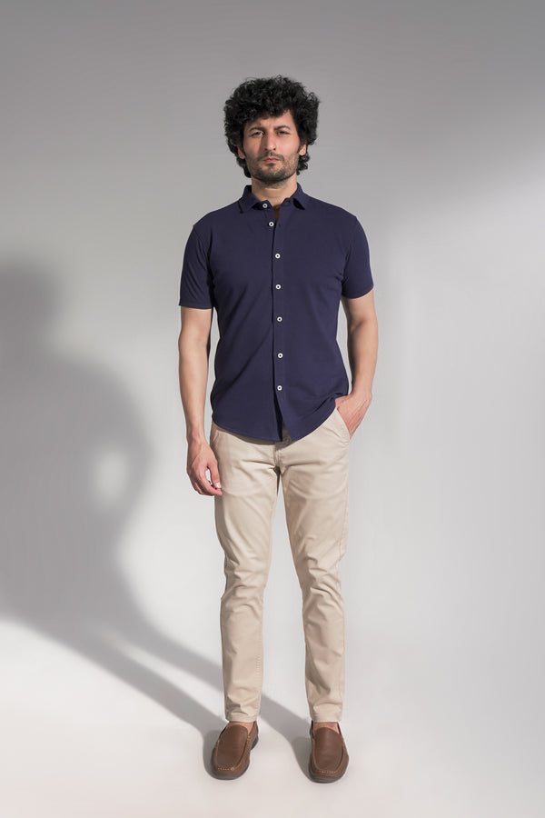 Navy Casual Shirt For Men