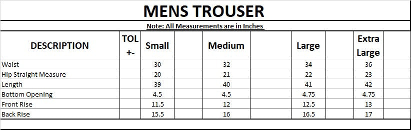 Men Summer Trouser