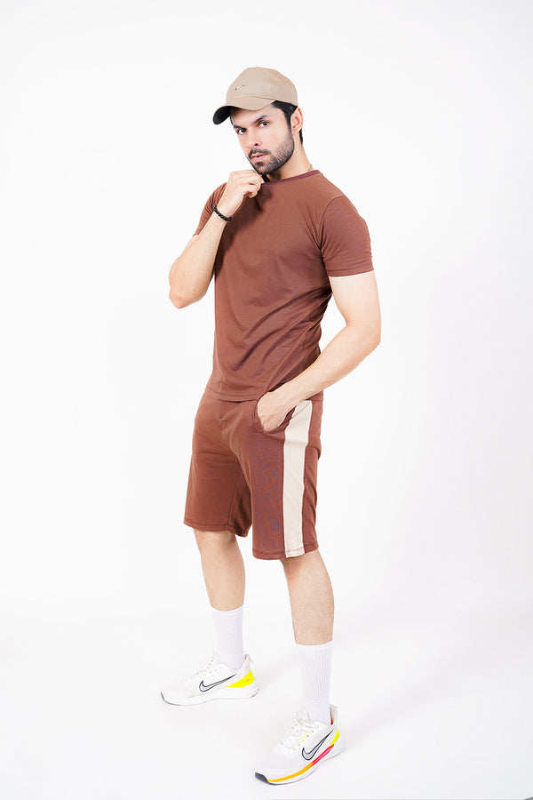 Panelled Pant Style Shorts