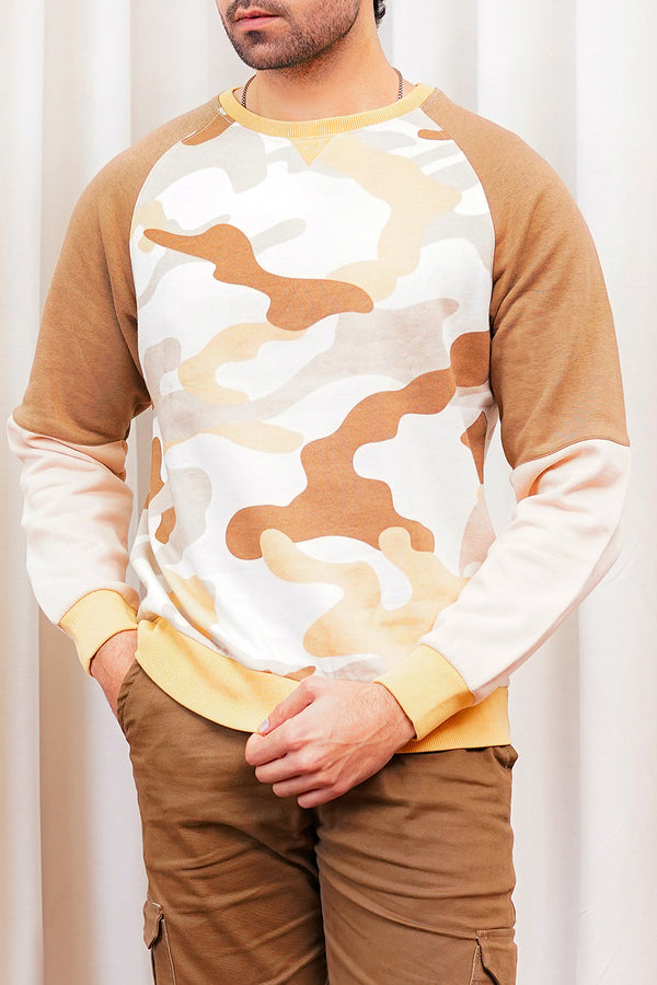 Marine Camouflage Men Sweat Shirt