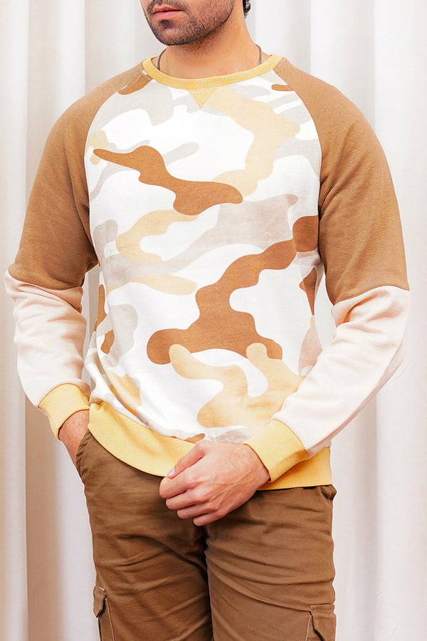 Marine Camouflage Men Sweat Shirt