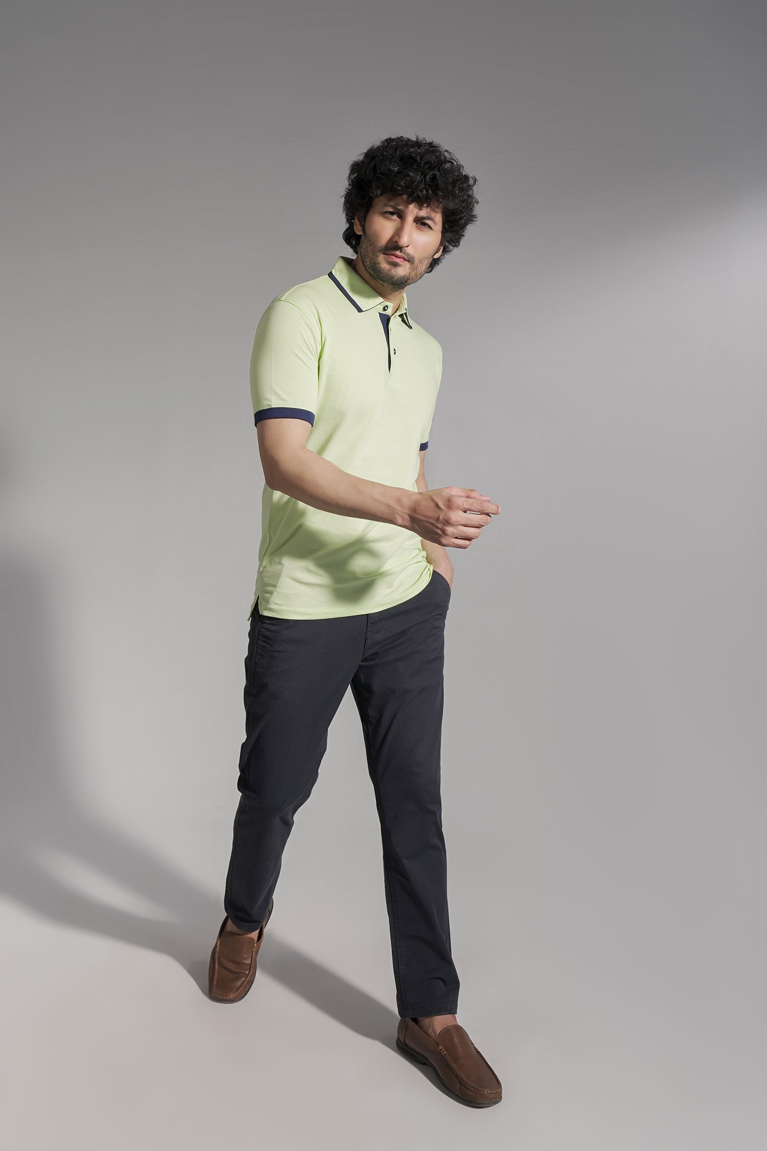 Vintage Green Polo For Men