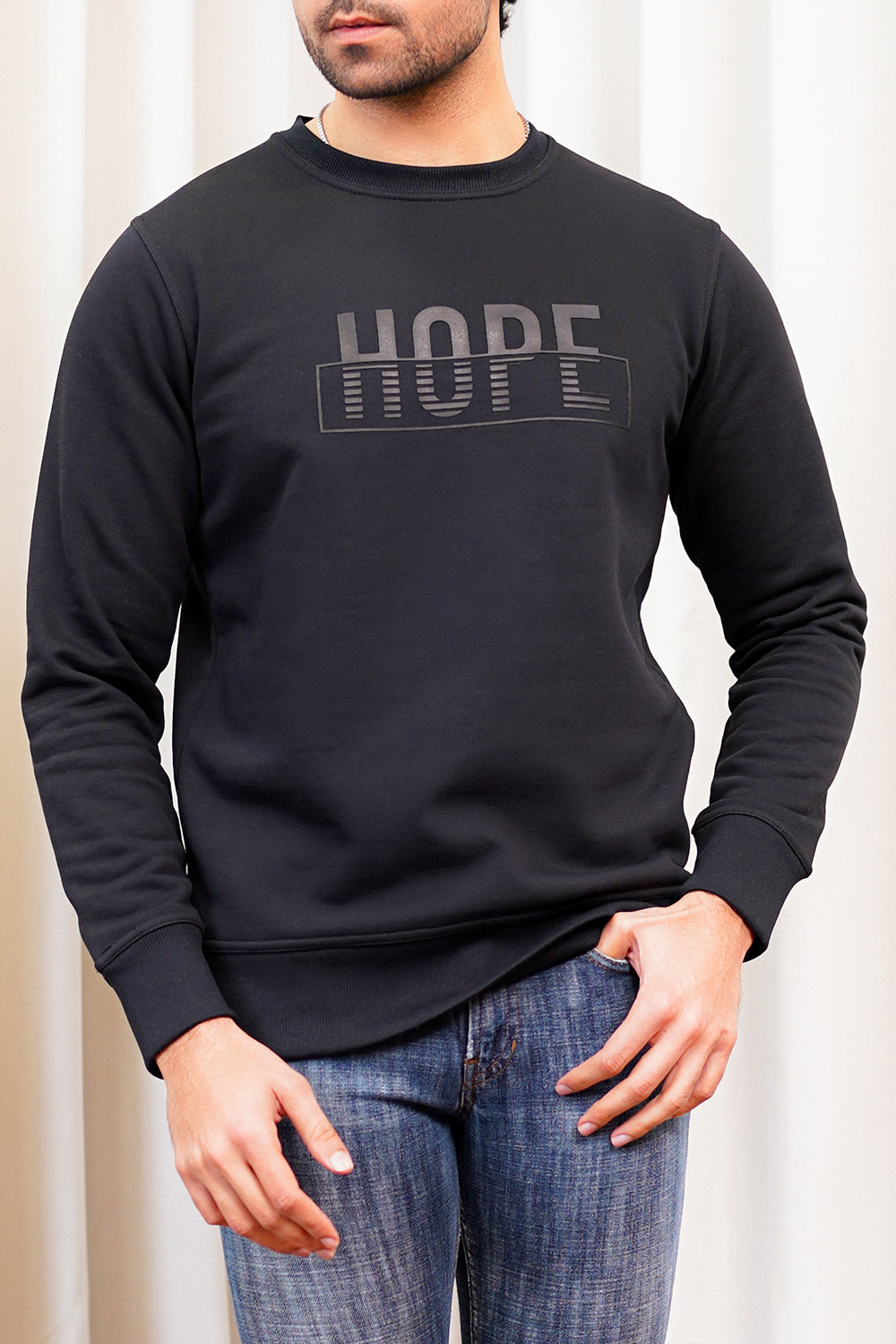 Hope Black Sweatshirt