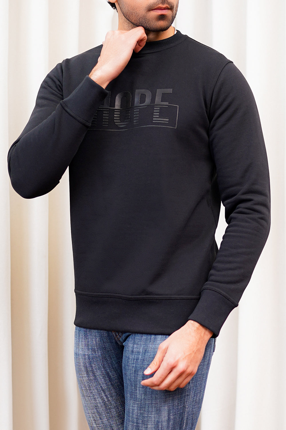 Hope Black Sweatshirt