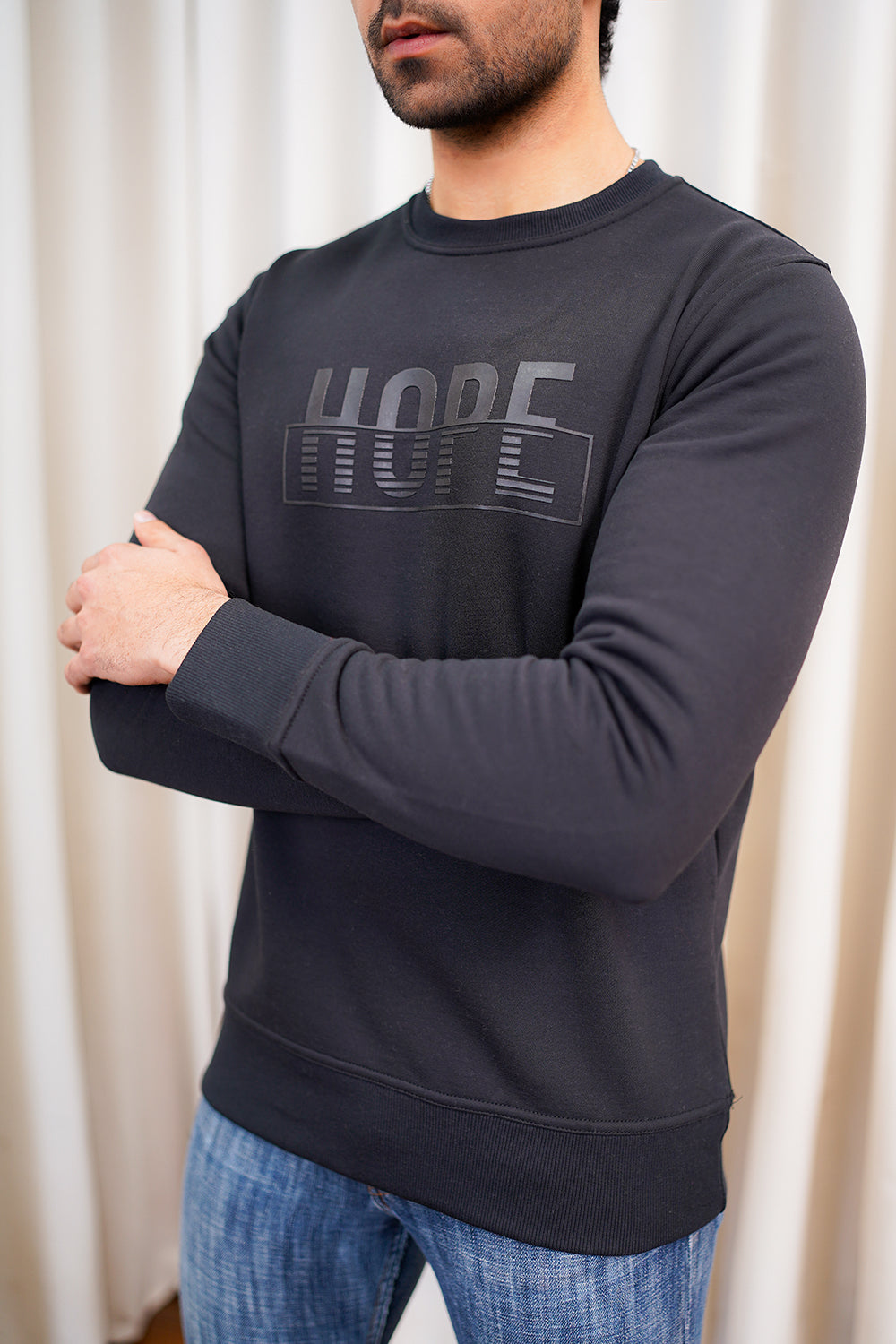 Hope Black Sweatshirt