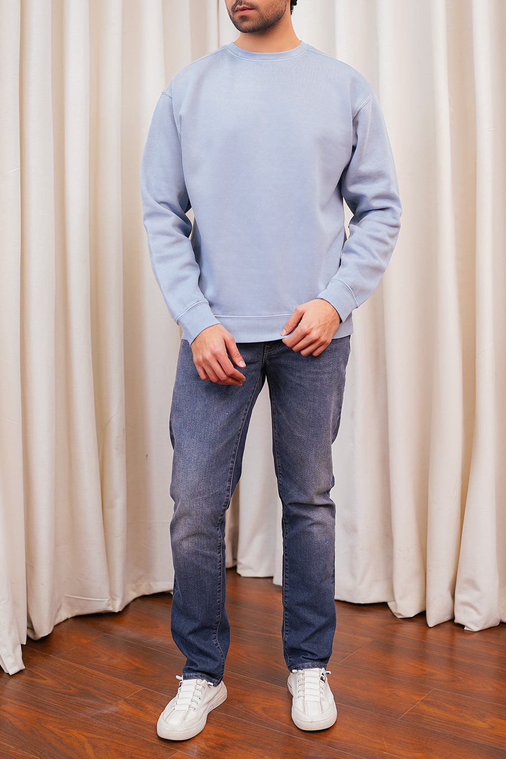 Basic Blue Sweatshirt