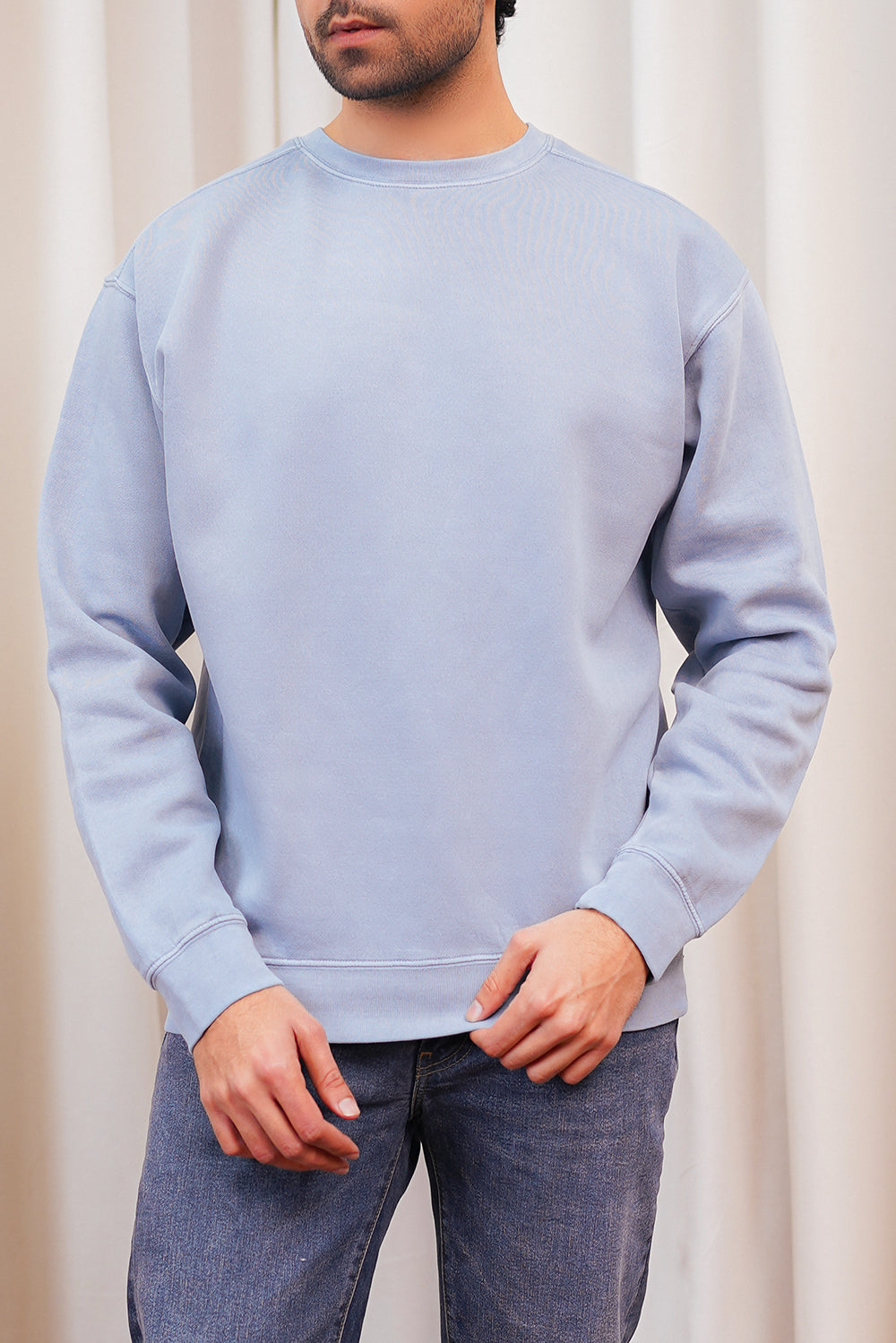 Basic Blue Sweatshirt