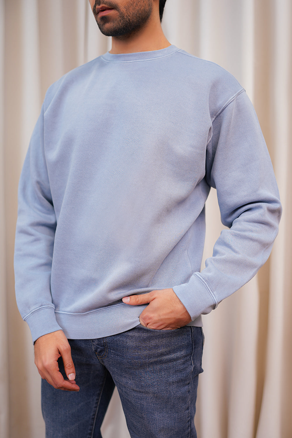 Basic Blue Sweatshirt