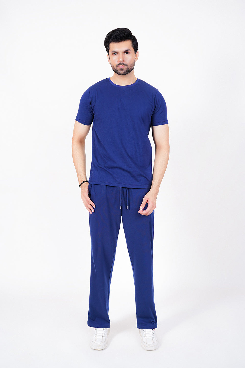 Relaxed Fit Navy Men Trouser