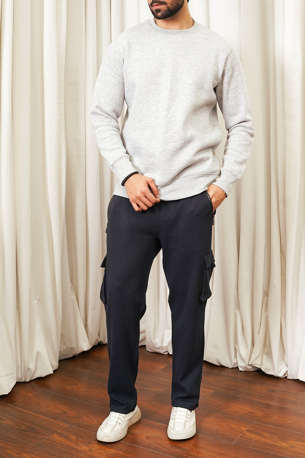 Cargo Navy Trouser