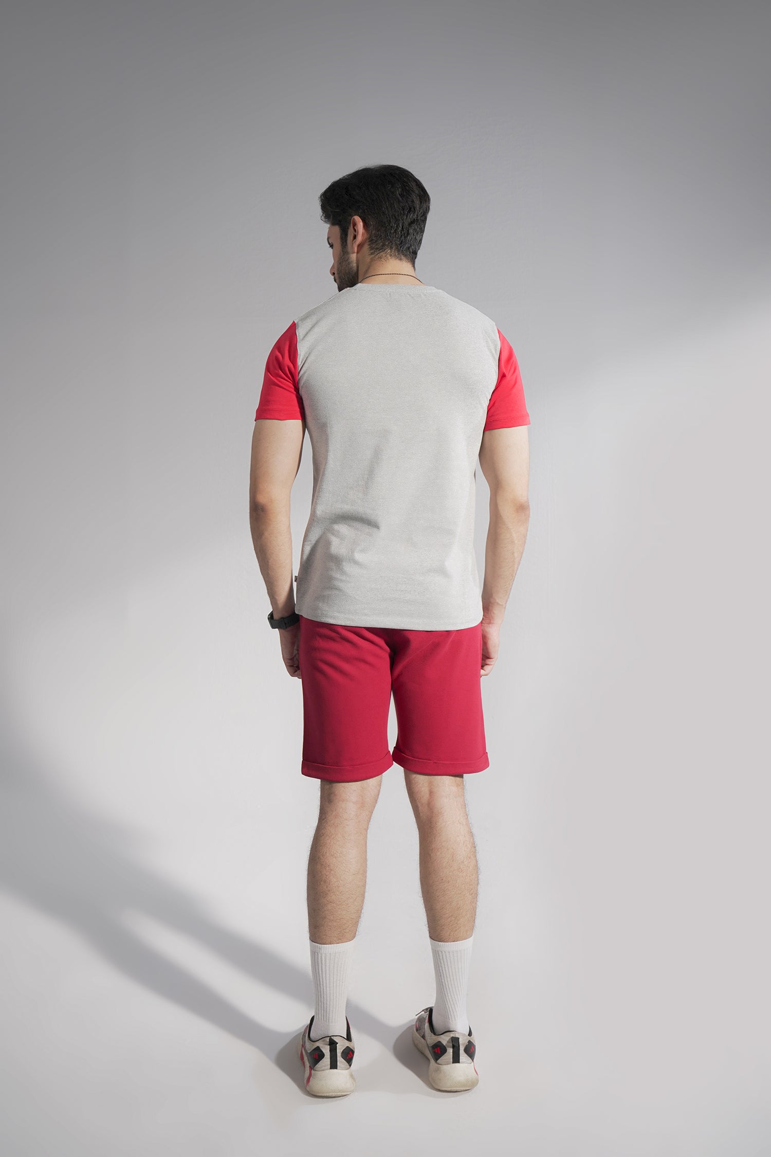 Red Men Pique Shorts