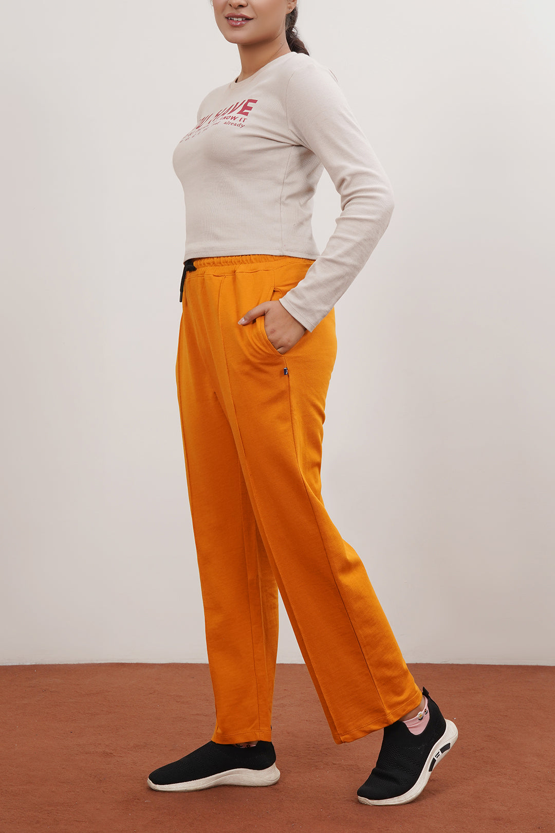 Women Mustard Trouser