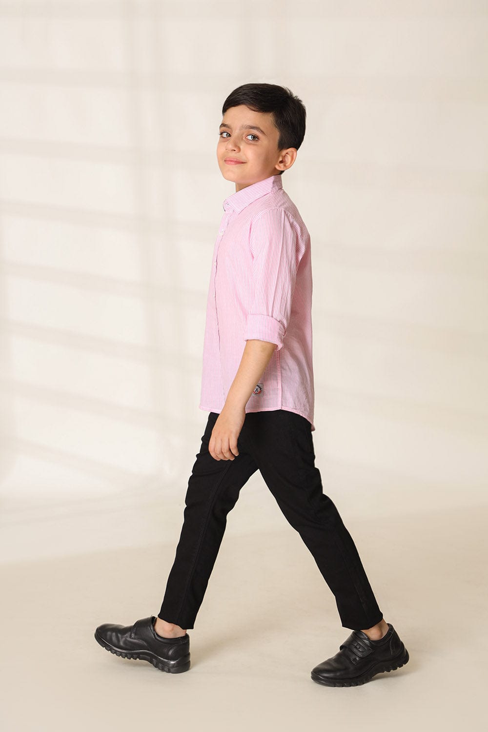 Hope Not Out by Shahid Afridi Boys Casual Shirt Boys Pink Linning Casual Shirt