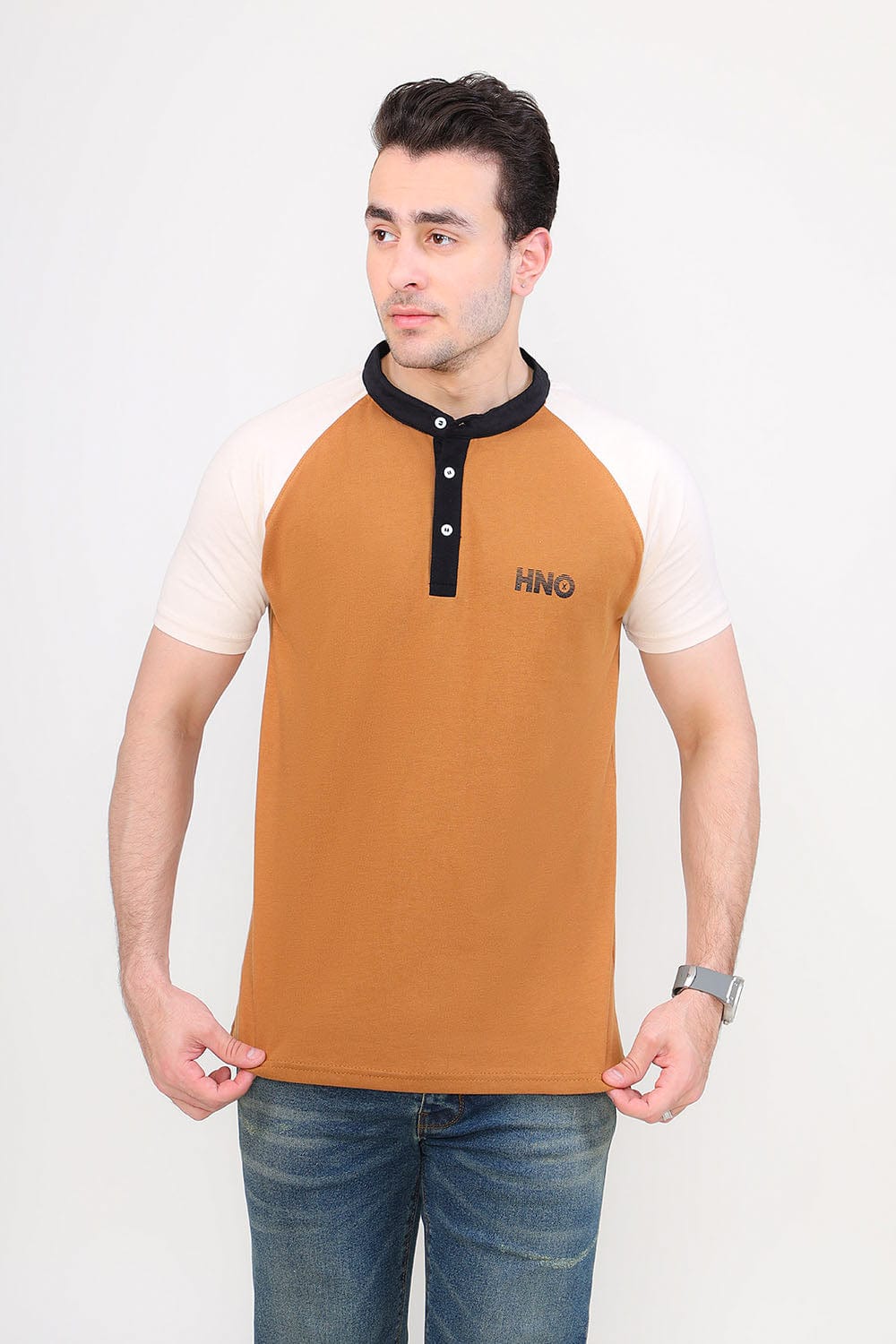 Hope Not Out by Shahid Afridi Men Polo Shirt Half Sleeve Raglan Style Polo Shirt