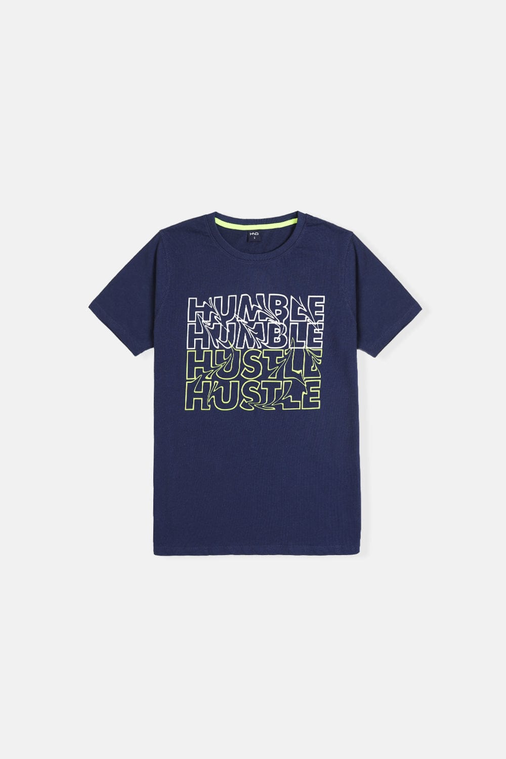 Hope Not Out by Shahid Afridi Men T-Shirt Man Navy Humble Hustle T-Sht